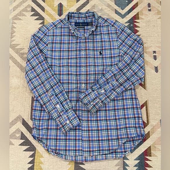 Boys Ralph Lauren long sleeve Polo M 10-12 - Picture 2 of 6